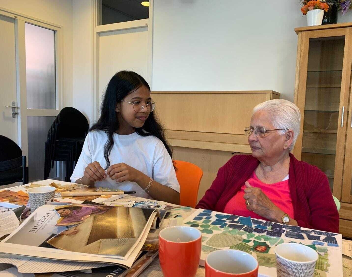 Bijzondere samenwerking leerlingen basisschool De Fontein en bewoners WZH Hoge Veld